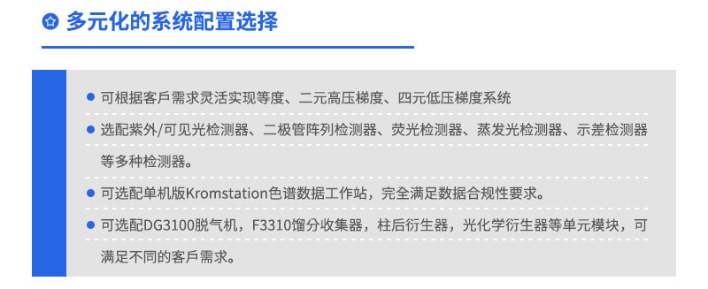 多元化的系统配置选择